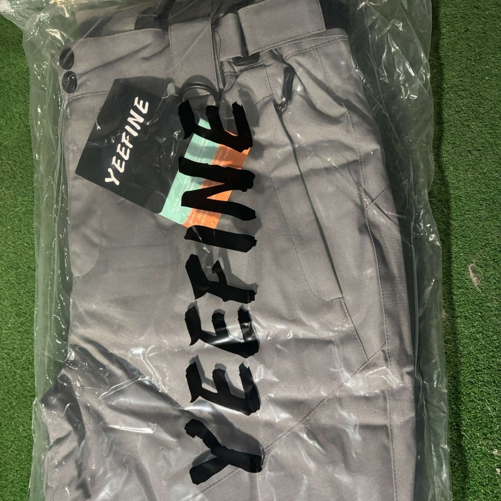 YEEFINE Gray SnowPants